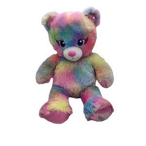 Build A Bear Workshop Plush Stuffed Bear Fairy Friends Pastel Tie Dye 16in